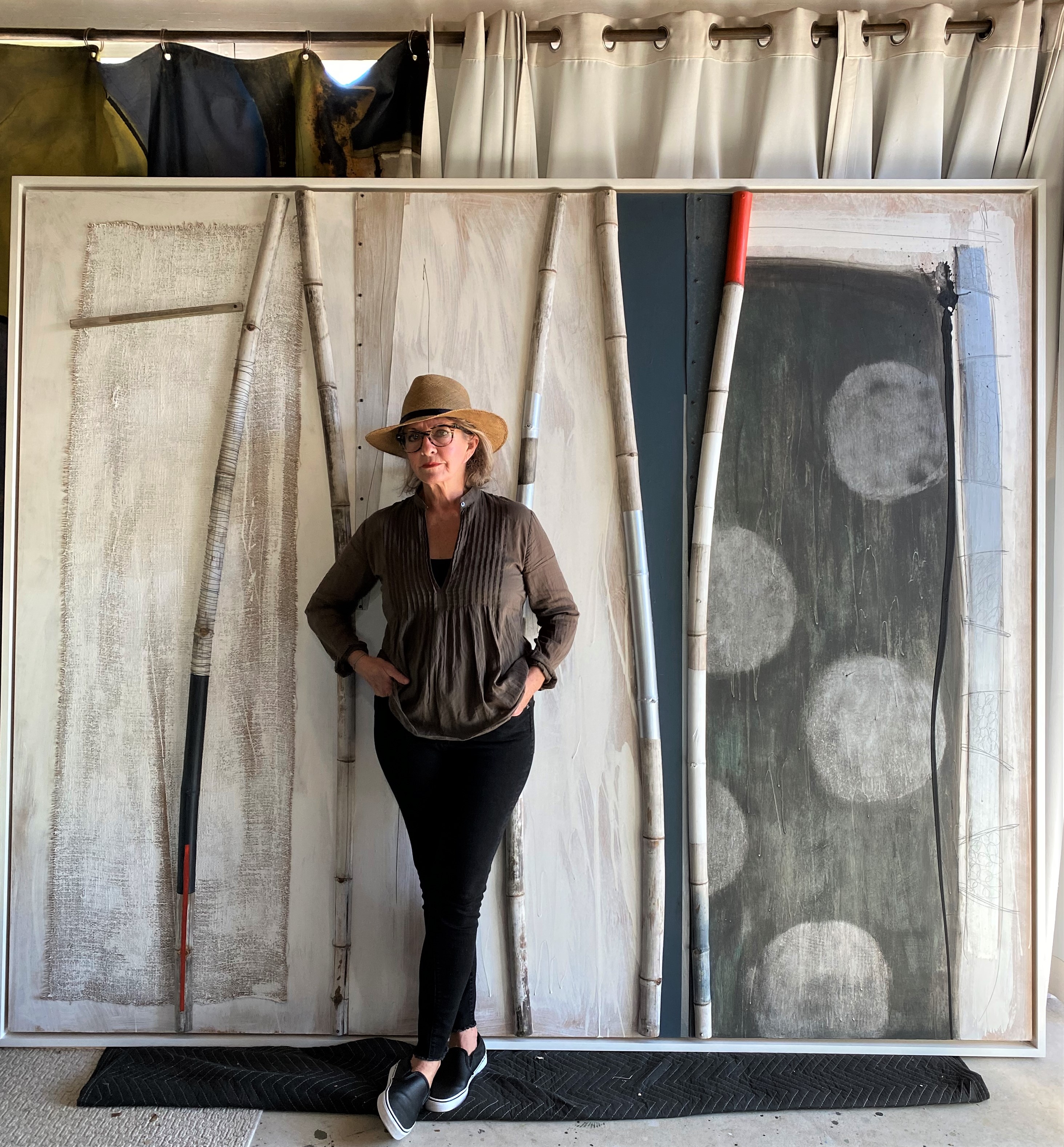 Debra and her painting